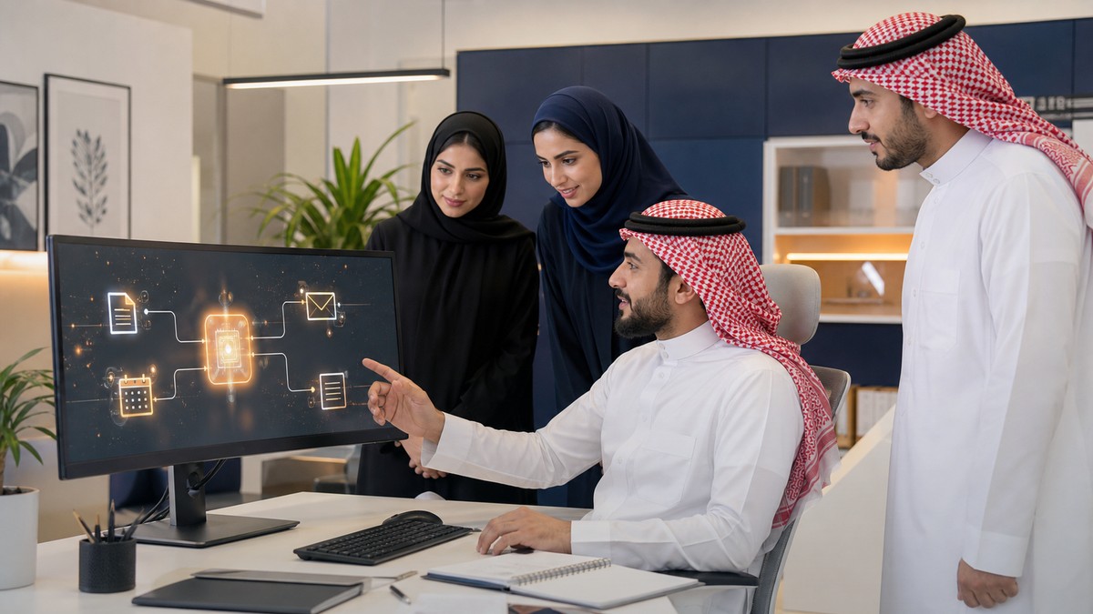 برنامج الذكاء الاصطناعي في الأعمال المكتبية